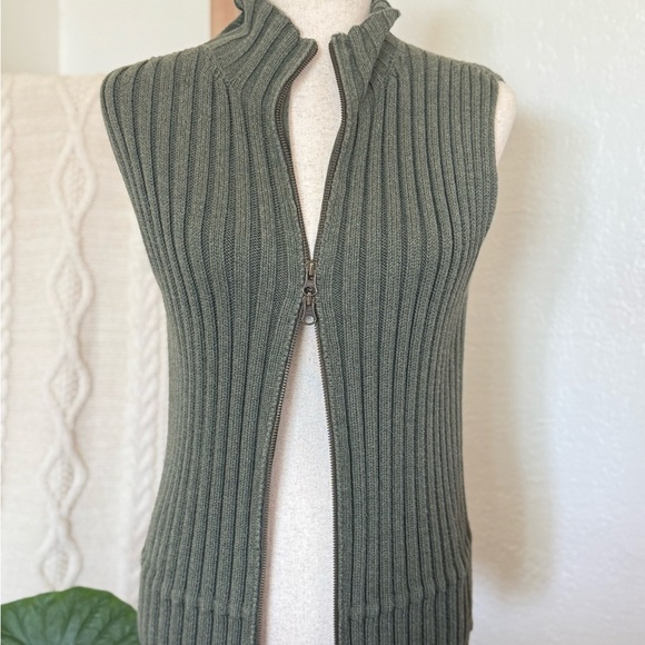 Marsh landing 100% Cotton Vintage 90's Sweater Vest - Picture 10 of 10